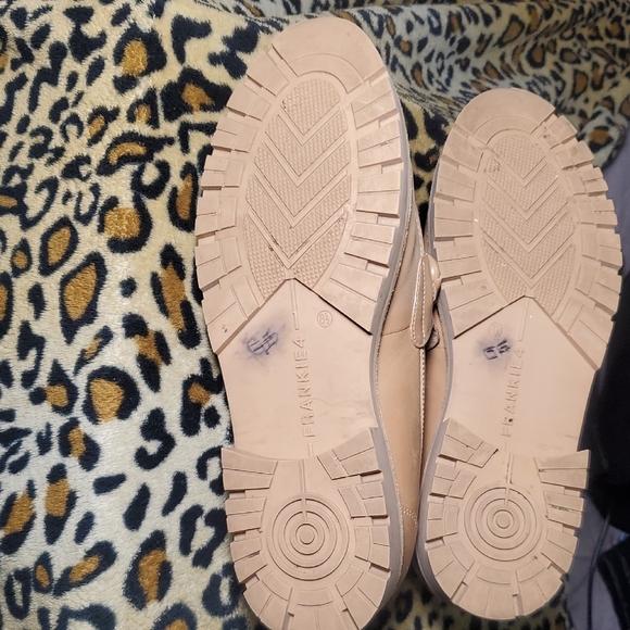 FRANKIE4 Saint Platform Loafer Biscuit Women's Tan Color Size 8.5 - Picture 11 of 12